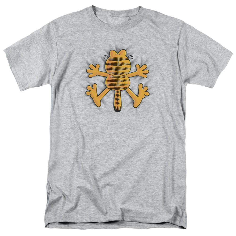 Garfield Ow Mens T Shirt Athletic Heather Officially Licensed