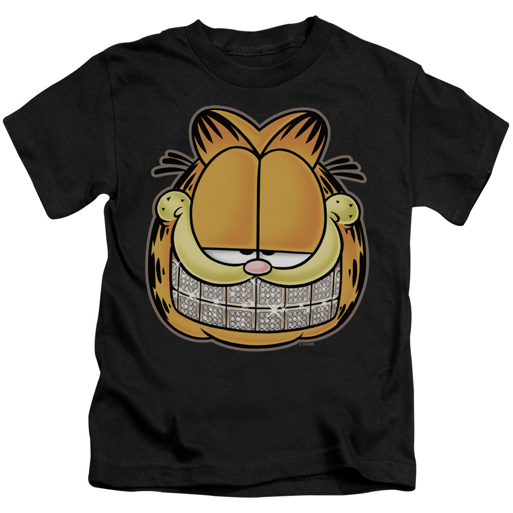 Garfield Nice Grill Juvenile Kids Youth T Shirt Black