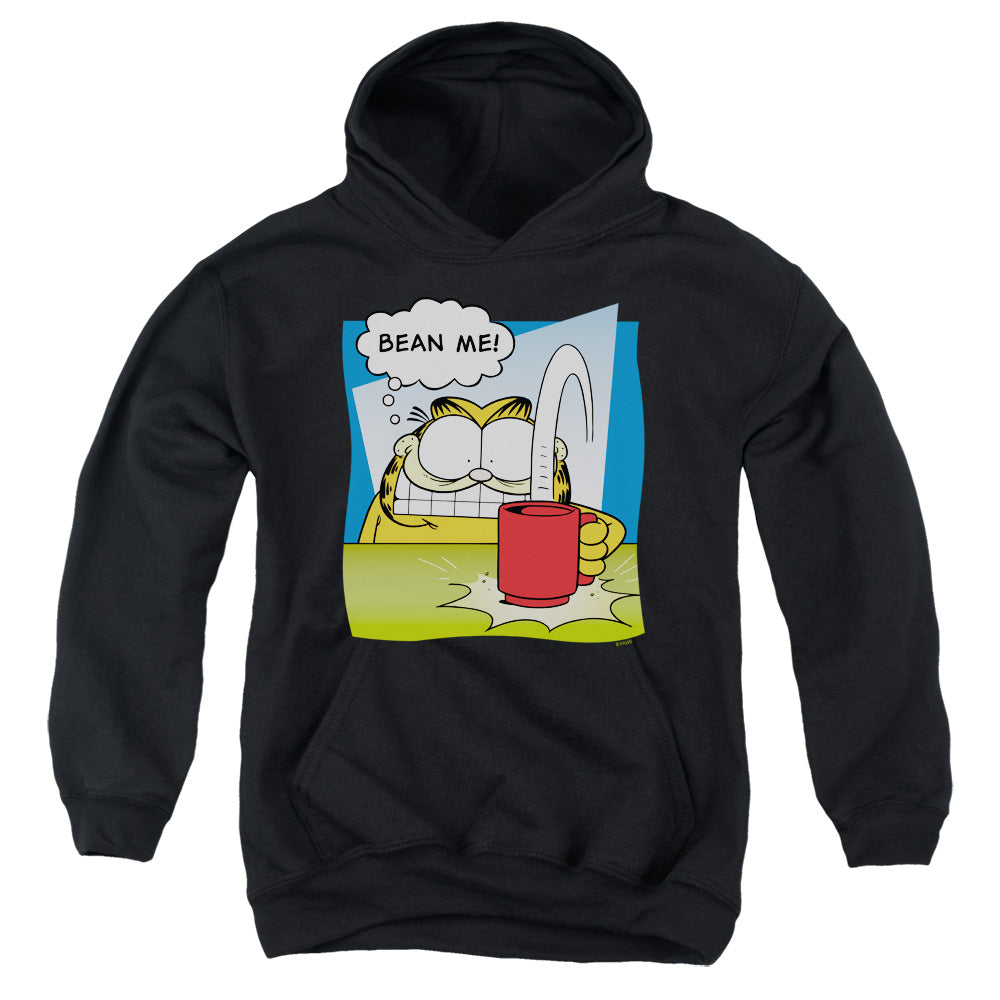 Garfield Bean Me Kids Youth Hoodie Black