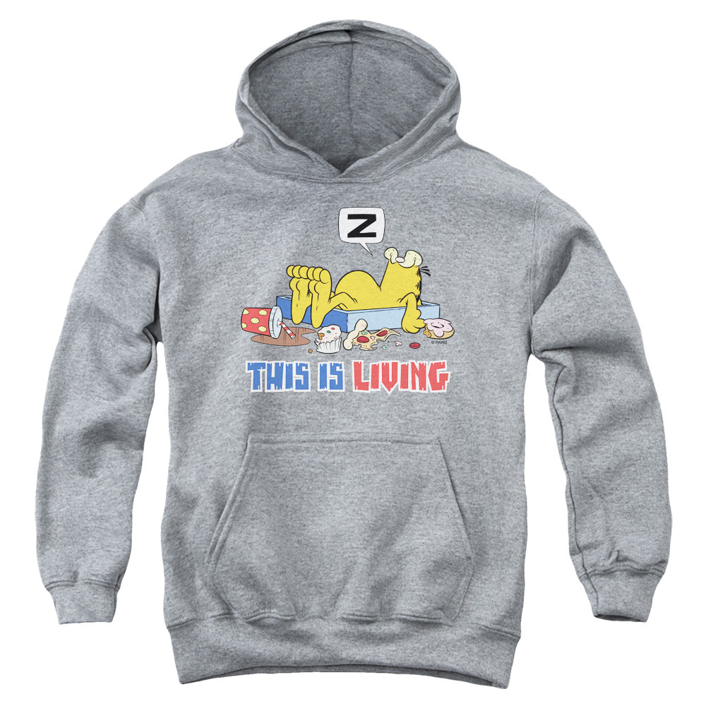 Garfield This is Living Kids Youth Hoodie Heather