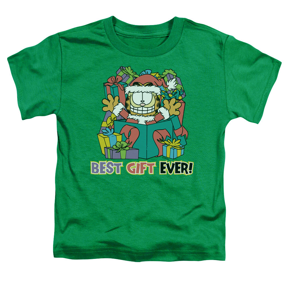 Garfield Best Gift Ever Toddler Kids Youth T Shirt Kelly Green