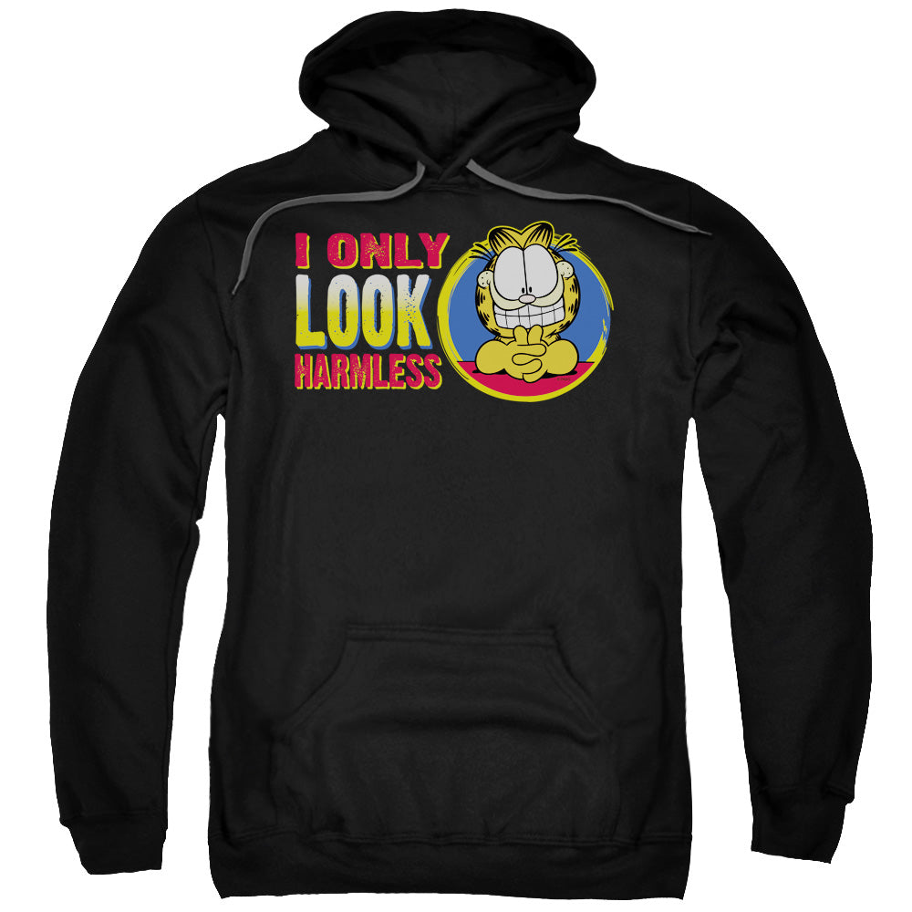 Garfield I Only Look Harmless Mens Hoodie Black