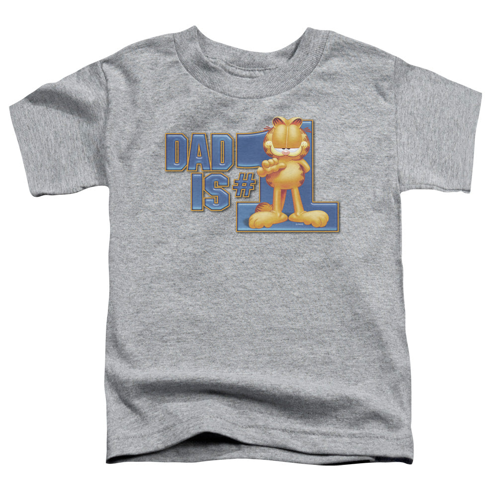 Garfield Dad is Number One Toddler Kids Youth T Shirt Athletic Heather