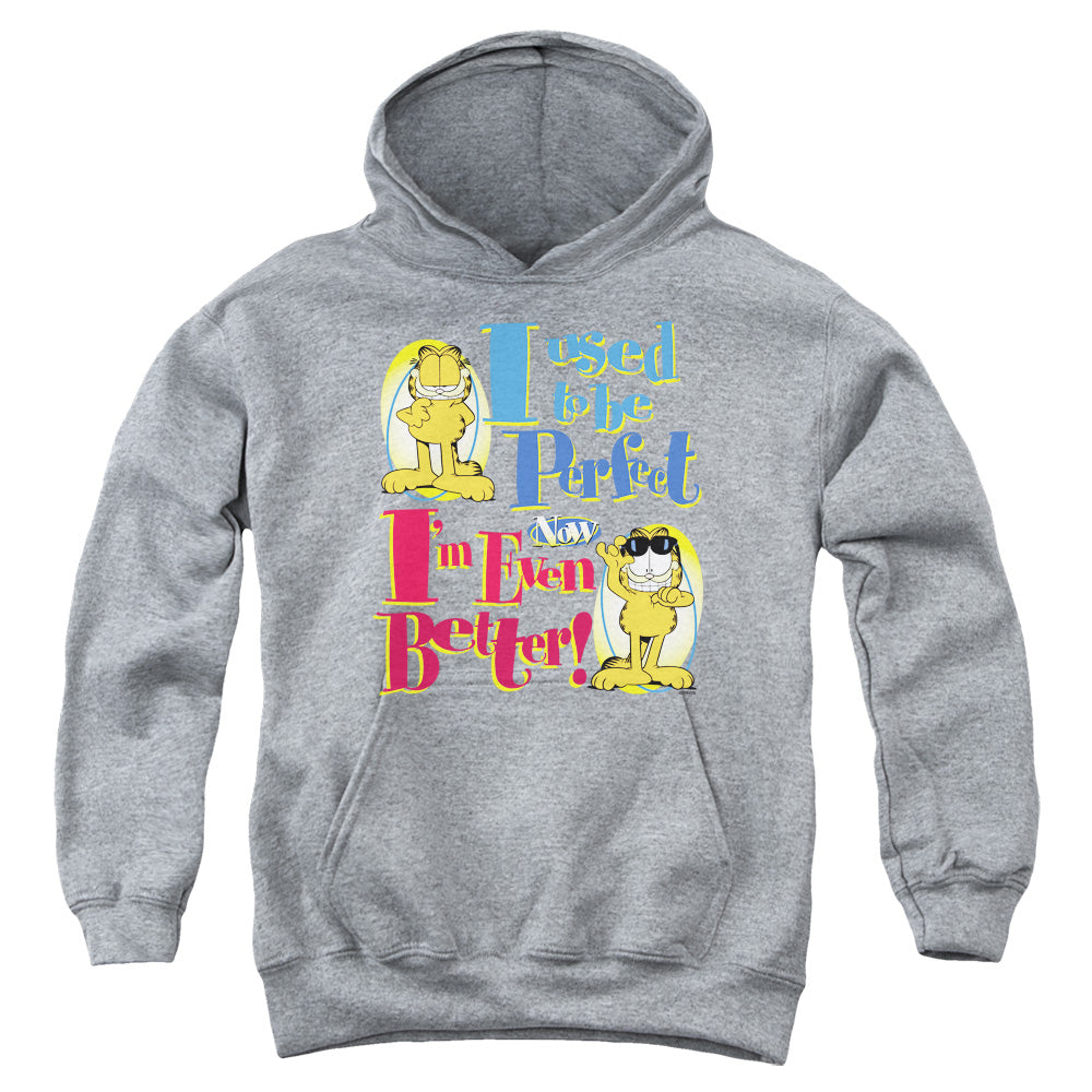 Garfield Even Better Kids Youth Hoodie Heather