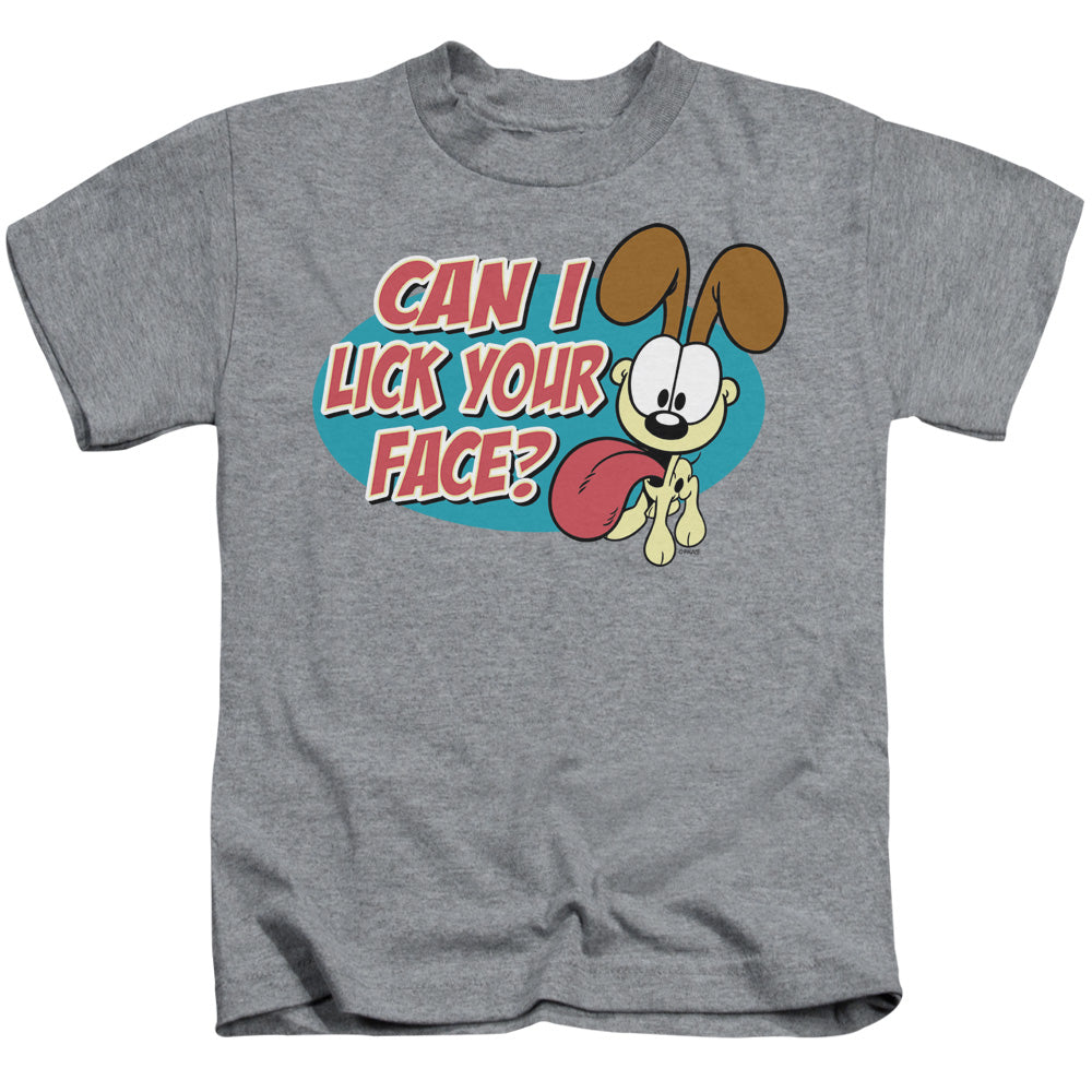 Garfield Question Juvenile Kids Youth T Shirt Athletic Heather