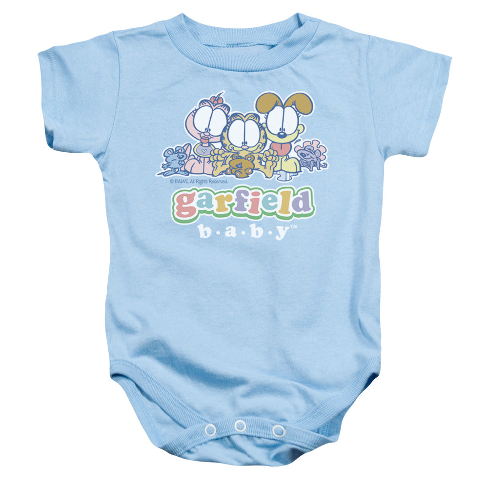 Garfield Baby Gang Infant Baby Snapsuit Light Blue (24 Mos)