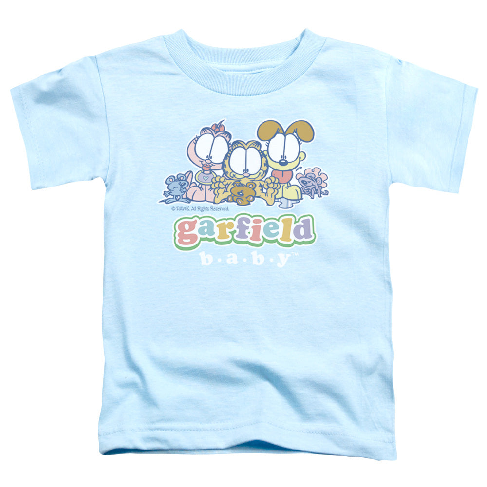 Garfield Baby Gang Toddler Kids Youth T Shirt Light Blue