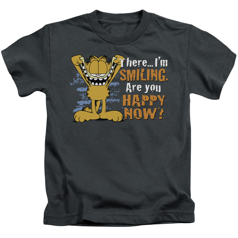 Garfield Iling Juvenile Kids Youth T Shirt Charcoal