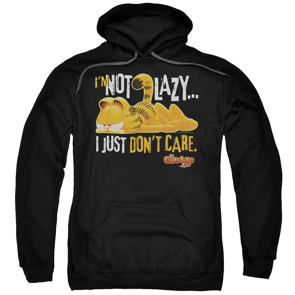 Garfield Not Lazy Mens Hoodie Black