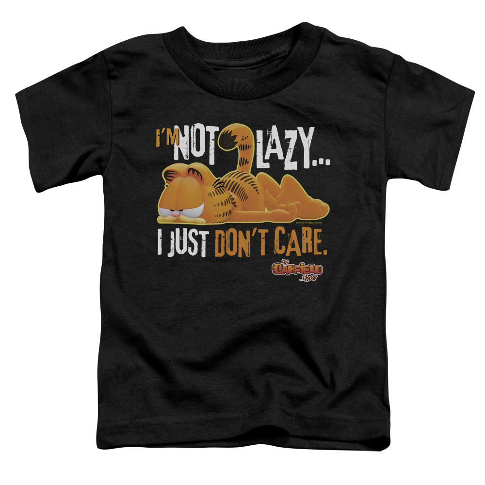 Garfield Not Lazy Toddler Kids Youth T Shirt Black