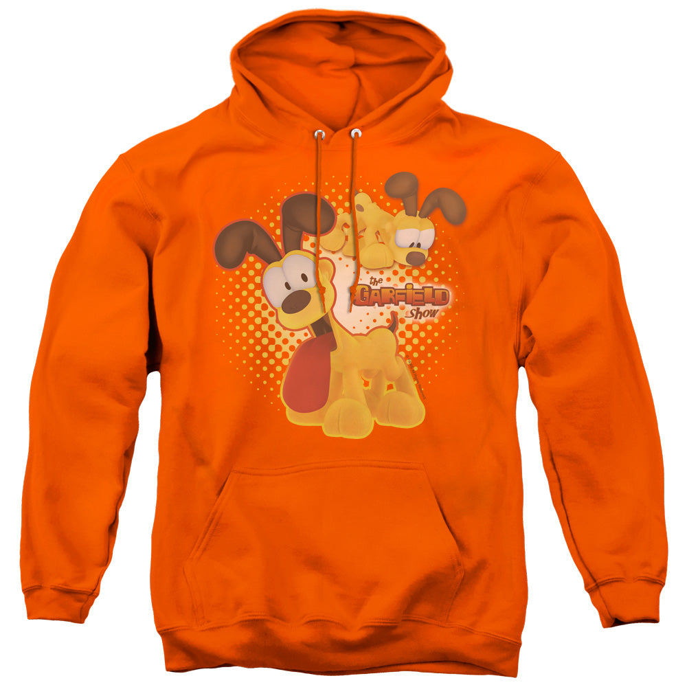 Garfield Odie Mens Hoodie Orange