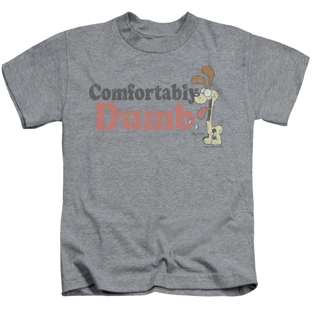 Garfield Comfortably Dumb Juvenile Kids Youth T Shirt Athletic Heather