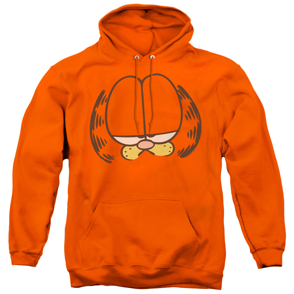 Garfield Big Head Mens Hoodie Orange