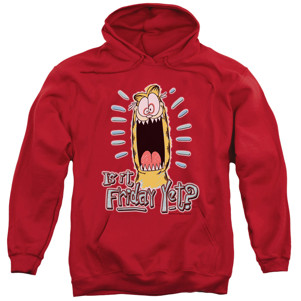 Garfield Friday Mens Hoodie Red