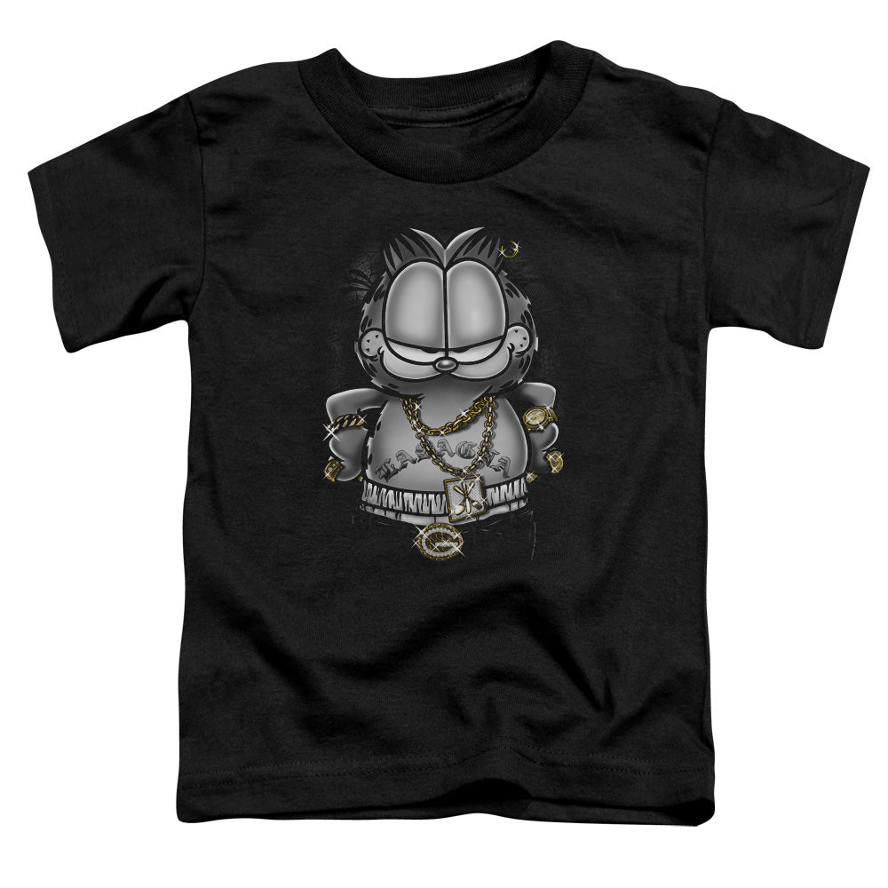Garfield Lasagna for Life Toddler Kids Youth T Shirt Black