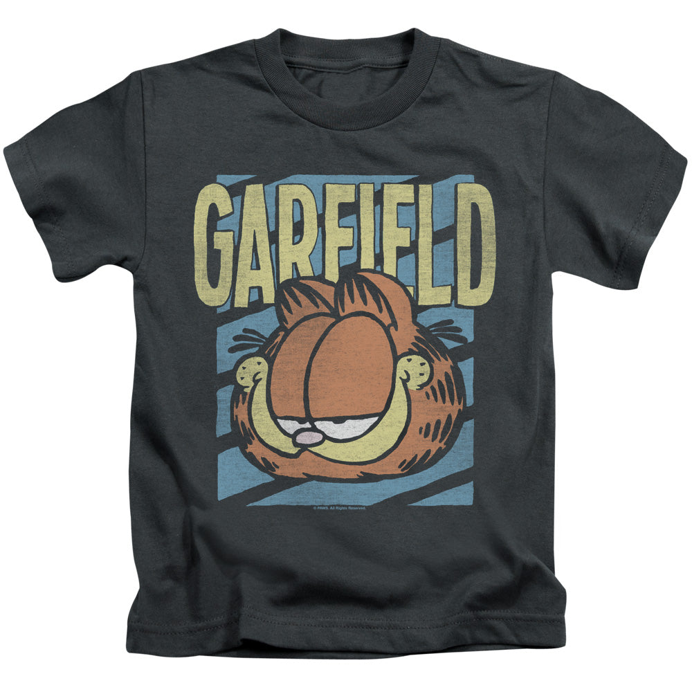 Garfield Rad Garfield Juvenile Kids Youth T Shirt Charcoal