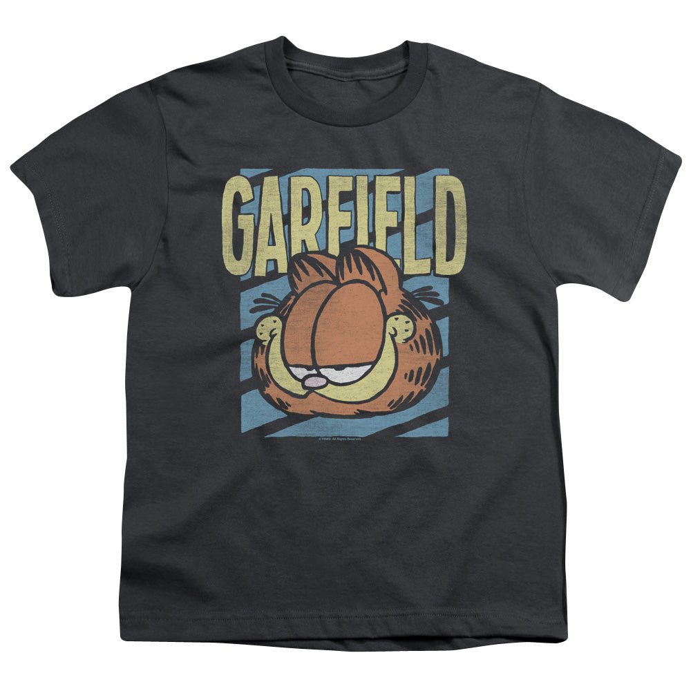 Garfield Rad Garfield Kids Youth T Shirt Charcoal