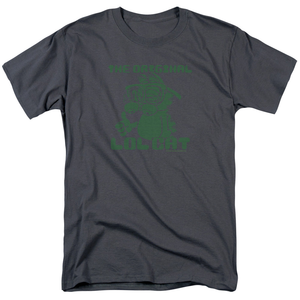 Garfield Og Lol Mens T Shirt Charcoal Officially Licensed