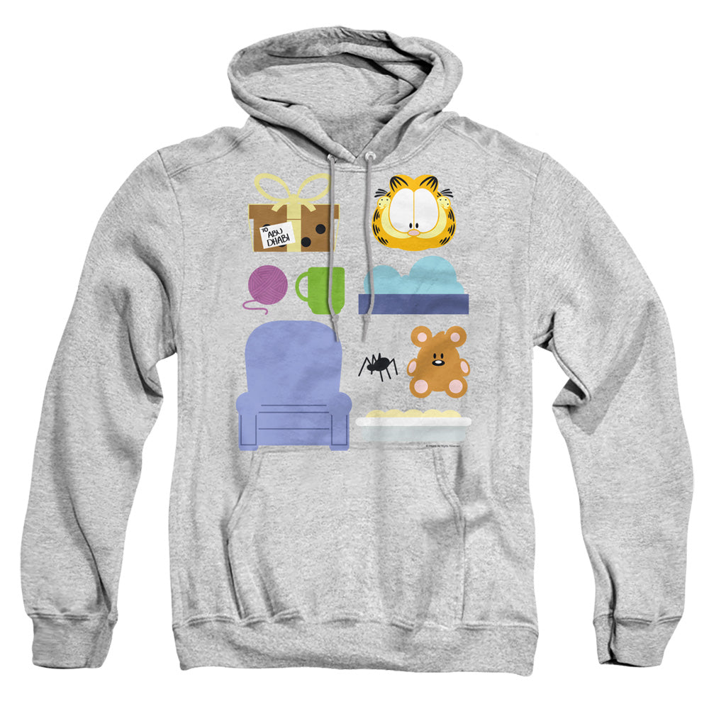 Garfield Gift Set Mens Hoodie Athletic Heather