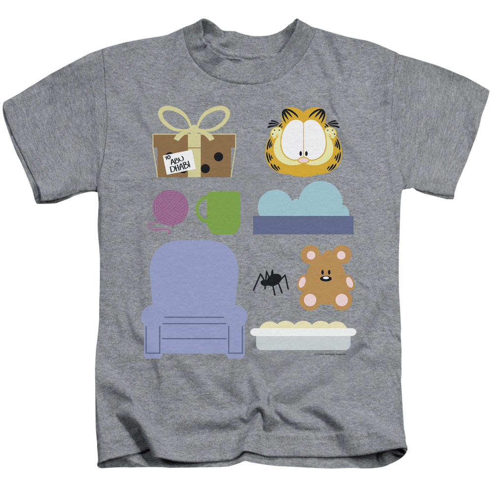 Garfield Gift Set Juvenile Kids Youth T Shirt Athletic Heather