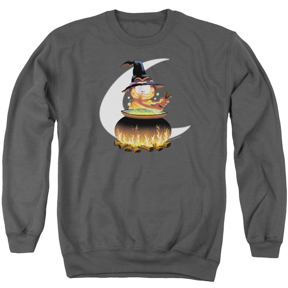 Garfield Stir The Pot Mens Crewneck Sweatshirt Charcoal