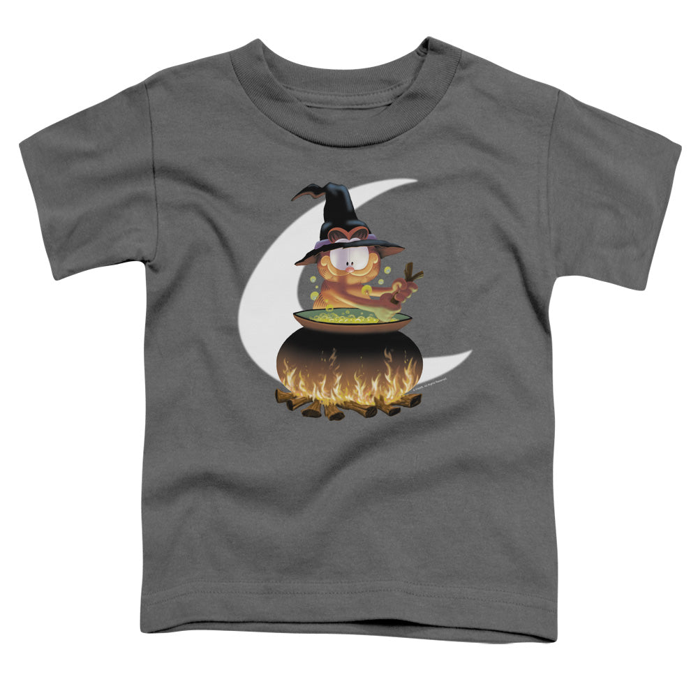 Garfield Stir the Pot Toddler Kids Youth T Shirt Charcoal