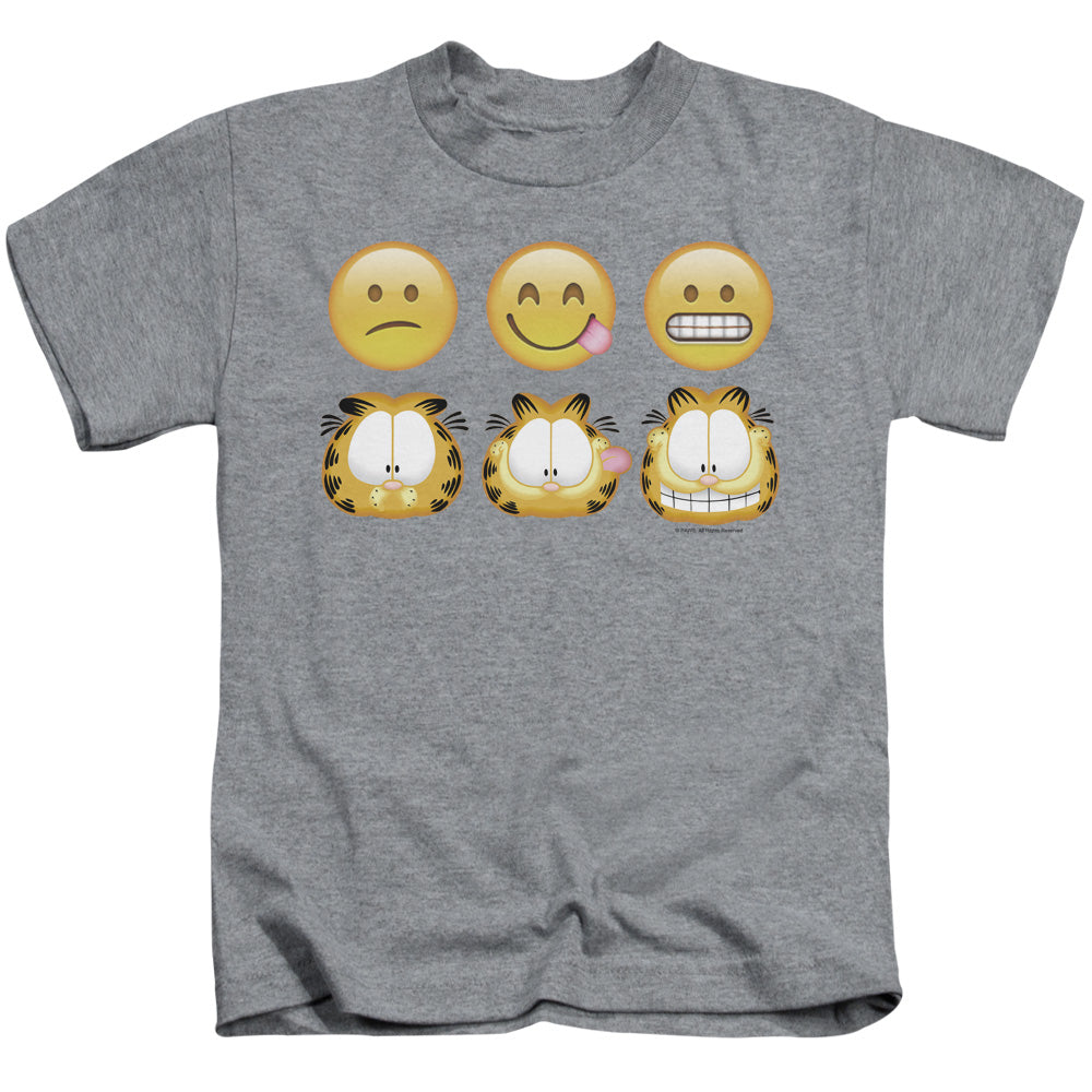 Garfield Emojis Juvenile Kids Youth T Shirt Athletic Heather