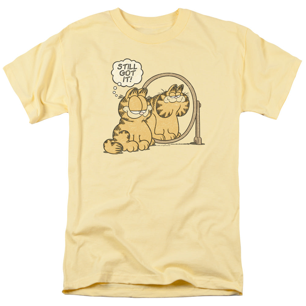 Garfield Still Got It Mens T Shirt Yellow Officially Licensed