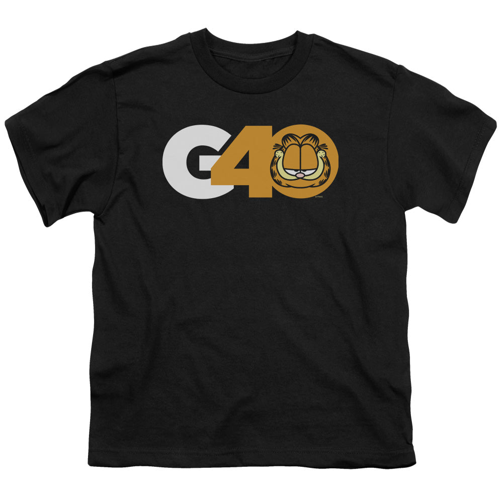 Garfield G40 Kids Youth T Shirt Black