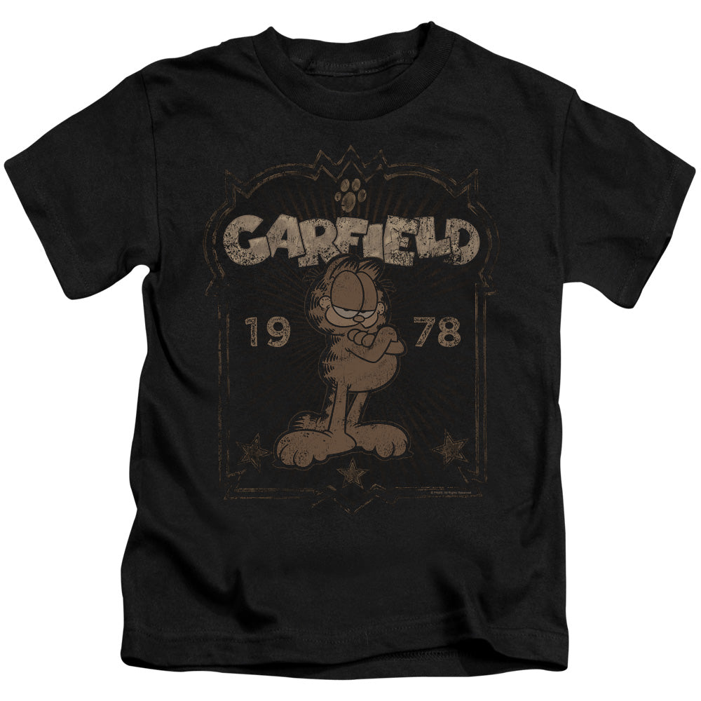 Garfield Est 1978 Juvenile Kids Youth T Shirt Black