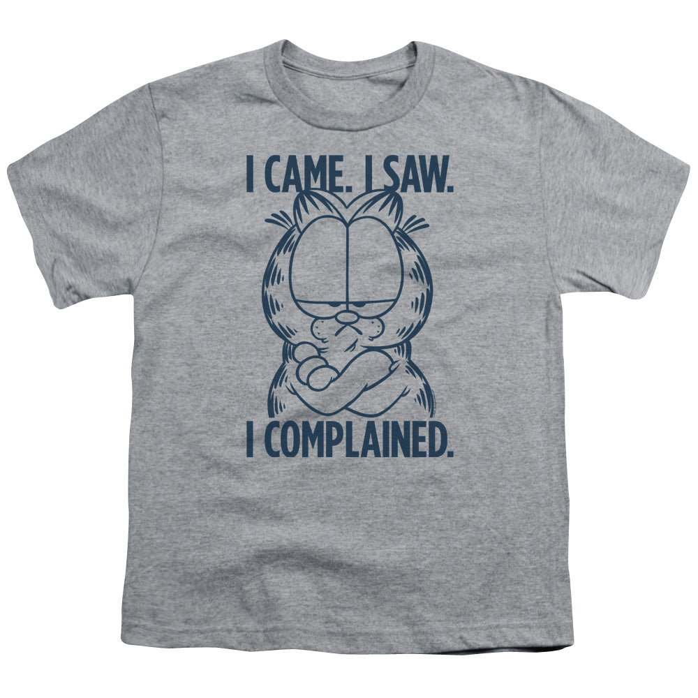 Garfield I Complained Kids Youth T Shirt Athletic Heather