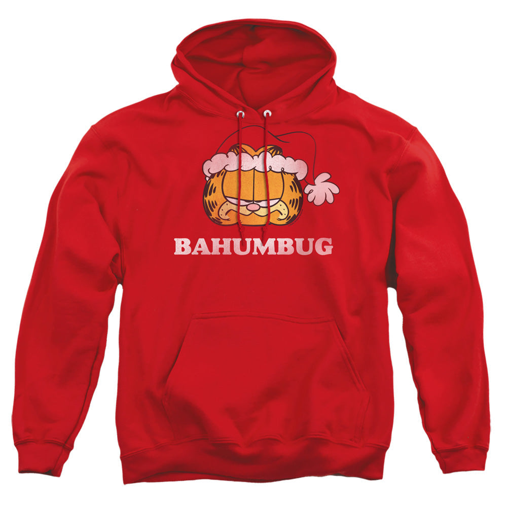 Garfield Bahumbug Mens Hoodie Red