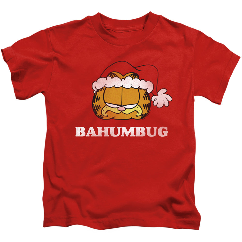 Garfield Bahumbug Juvenile Kids Youth T Shirt Red
