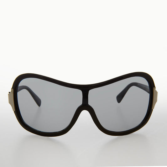 Oversized Unisex Shield Vintage y2k Sunglasses - Gazzi
