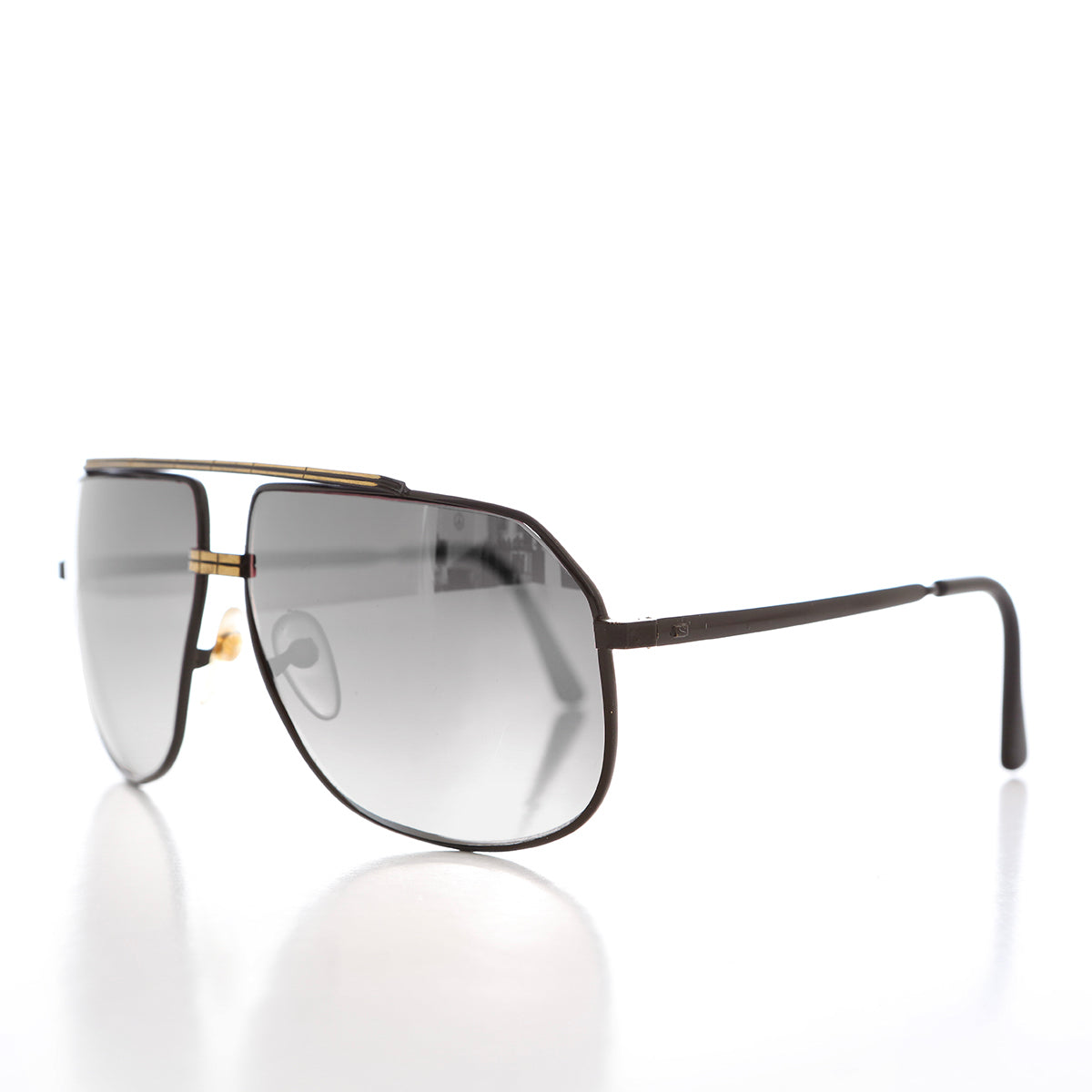 Large Square 80s Aviator Sunglasses - Gibbons