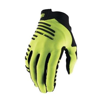 100% R-Core Gloves - Flourescent Yellow