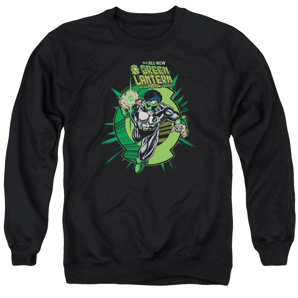 Green Lantern Rayner Cover Mens Crewneck Sweatshirt Black