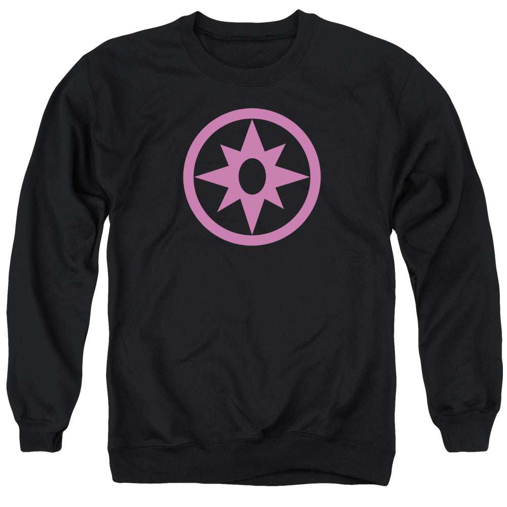 Green Lantern Pink Emblem Mens Crewneck Sweatshirt Black