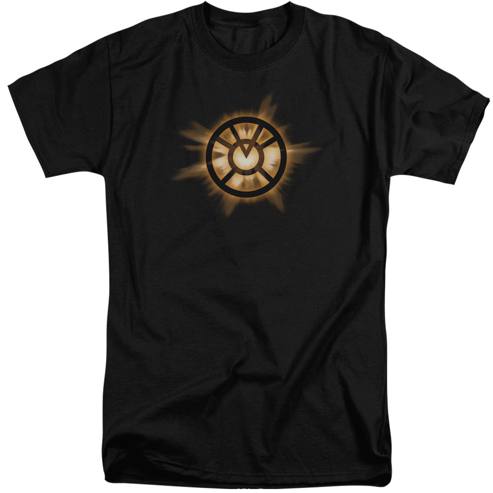 Green Lantern Orange Glow Mens Tall T Shirt Black Officially Licensed
