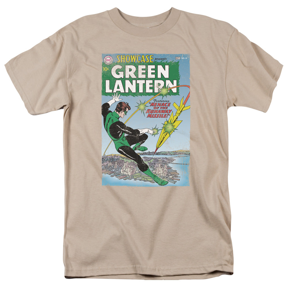 Green Lantern Menace Missle Mens T Shirt Sand Officially Licensed