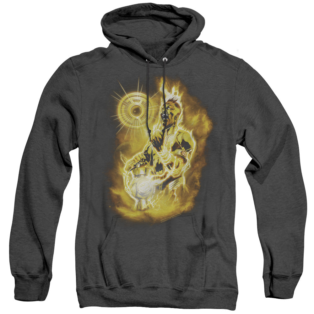 Green Lantern Sinestro Nebula Heather Mens Hoodie Black Officially Licensed