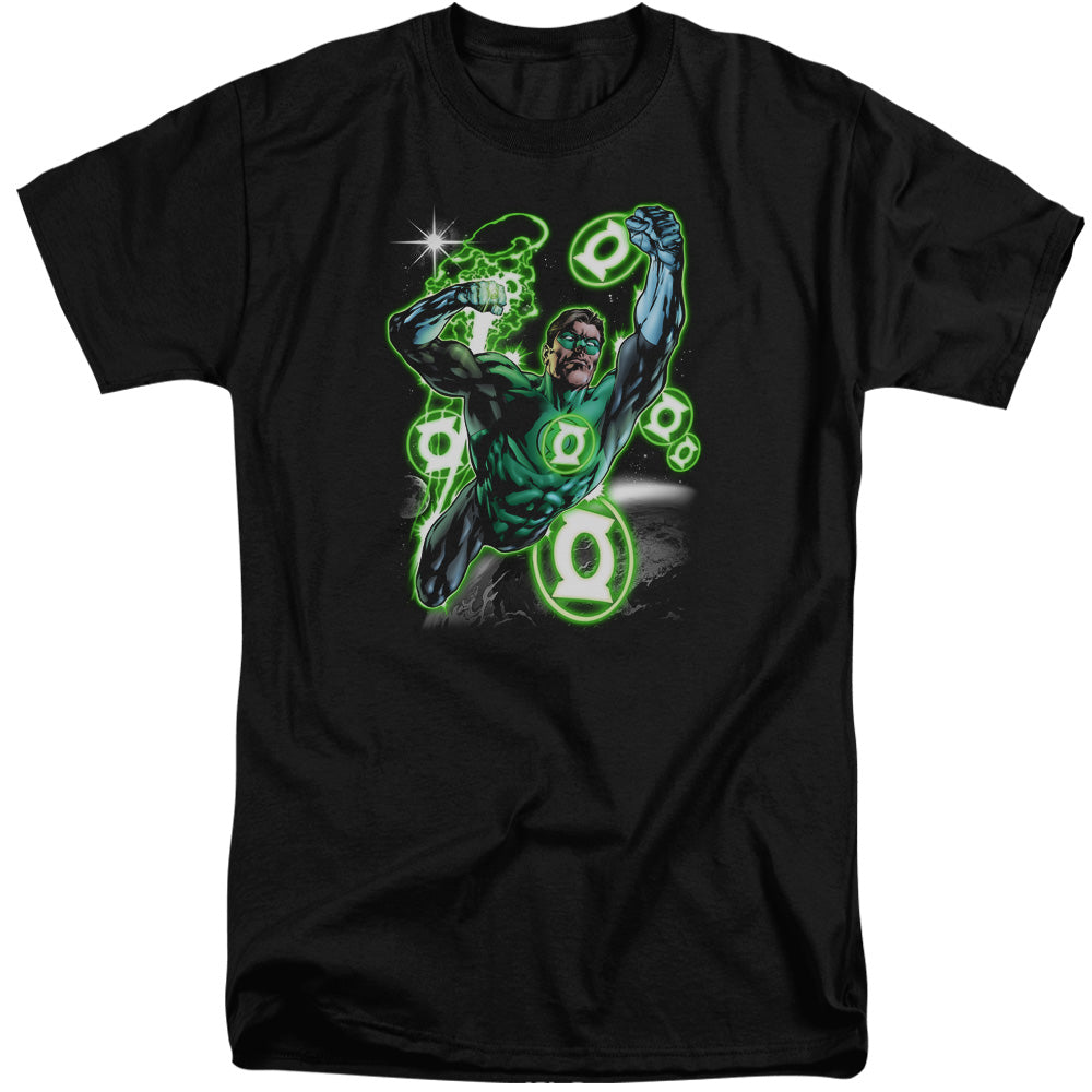 Green Lantern Earth Sector Mens Tall T Shirt Black Officially Licensed
