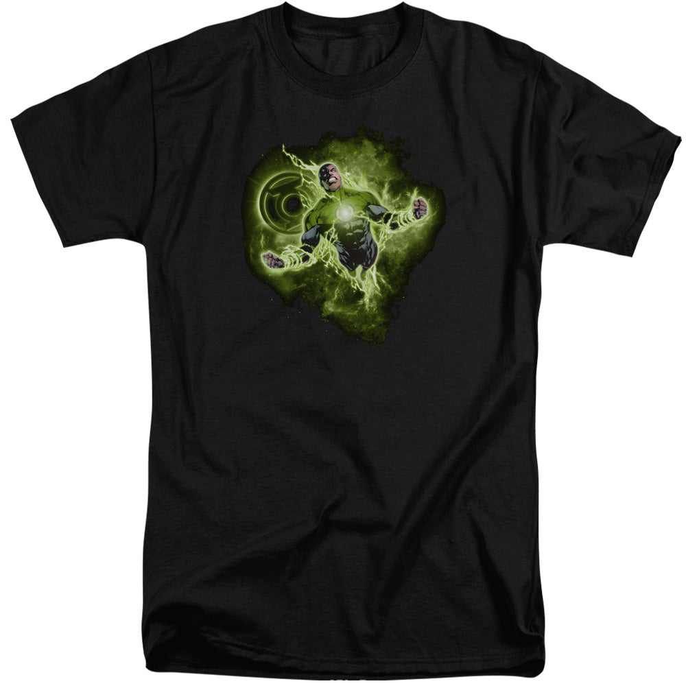 Green Lantern Lantern Nebula Mens Tall T Shirt Black Officially Licensed