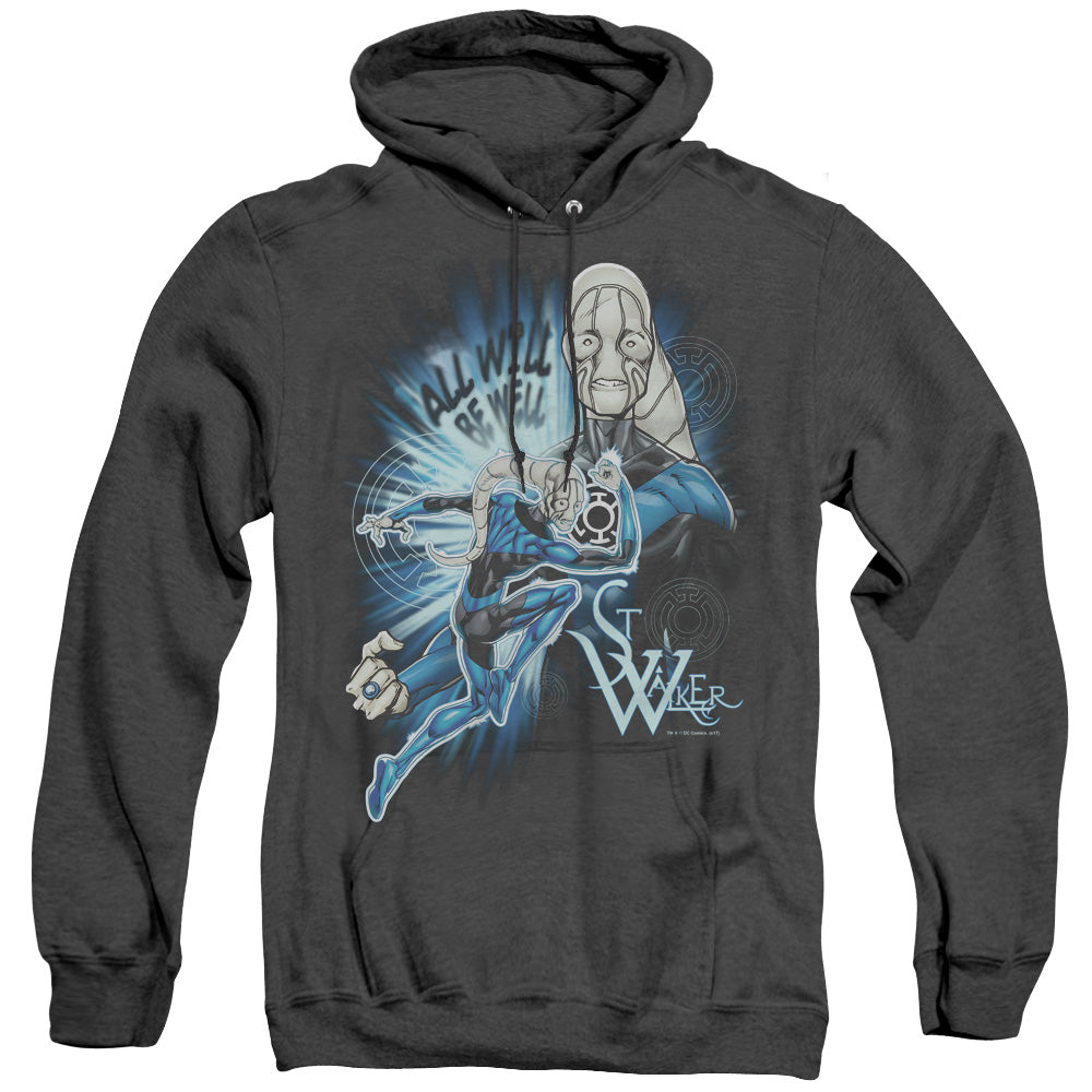 Green Lantern Saint Walker Heather Mens Hoodie Black Officially Licensed