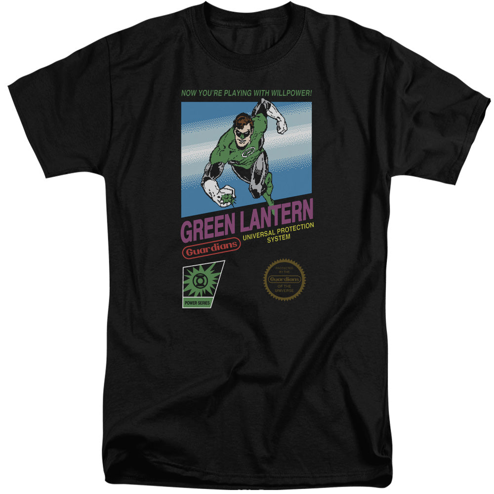 Green Lantern Box Art Mens Tall T Shirt Black Officially Licensed