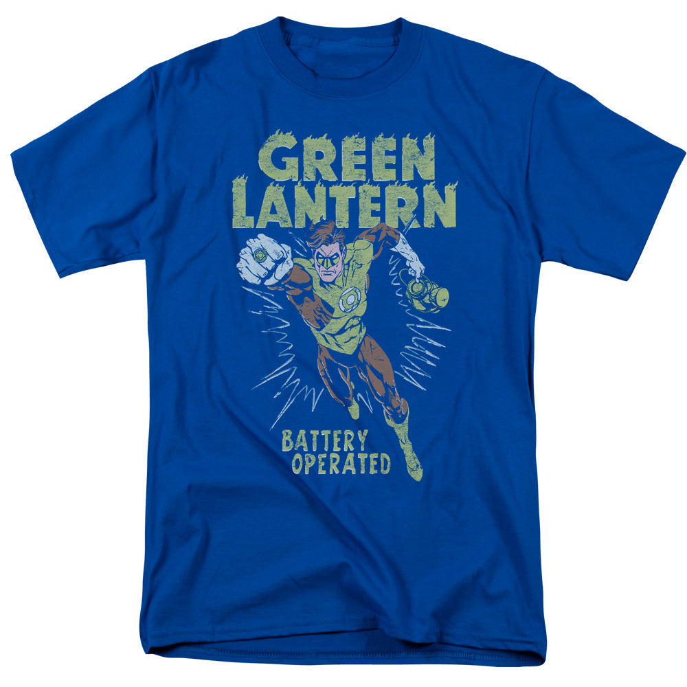 Green Lantern Fully Charged Mens T Shirt Royal Officially Licensed