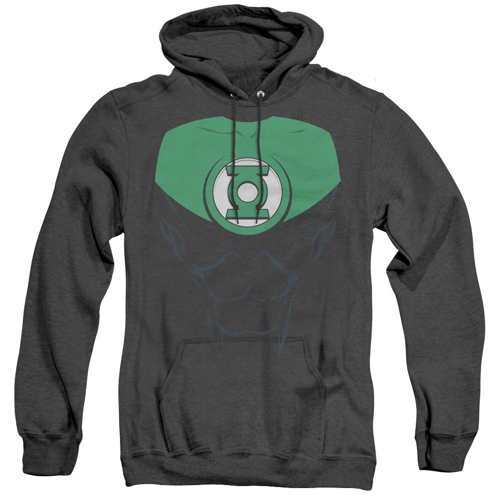 Green Lantern Jon Stewart Heather Mens Hoodie Black Officially Licensed