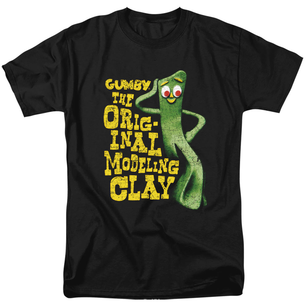 Gumby So Punny Mens T Shirt Black Officially Licensed