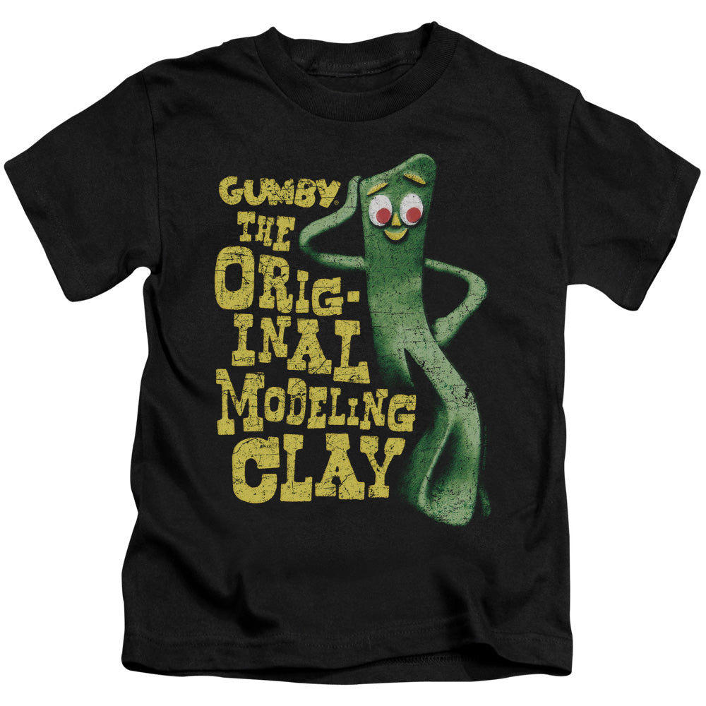 Gumby So Punny Juvenile Kids Youth T Shirt Black