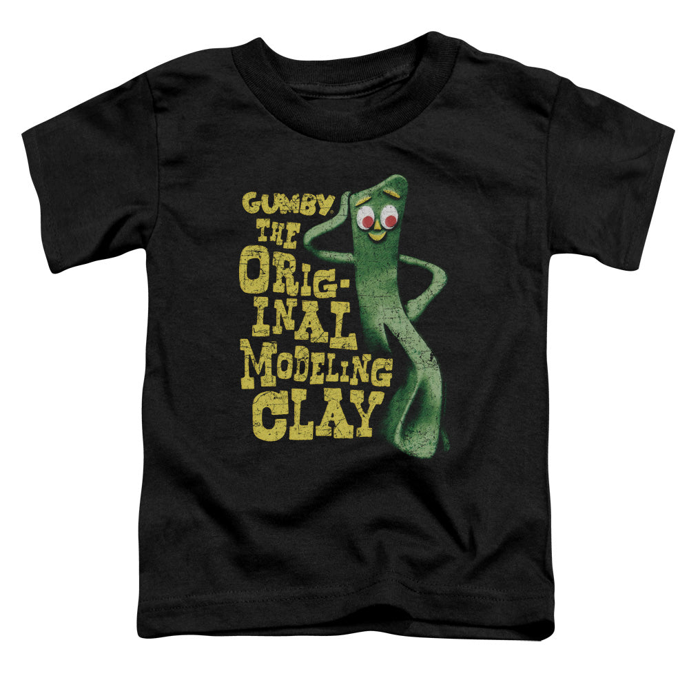 Gumby So Punny Toddler Kids Youth T Shirt Black